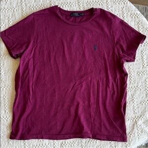 Polo by Ralph Lauren Cranberry Short Sleeve Tee Soft Knit